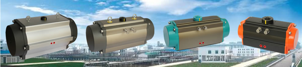 Pneumatic Rotary Actuator-double acting and spring return pneumatic actuators
