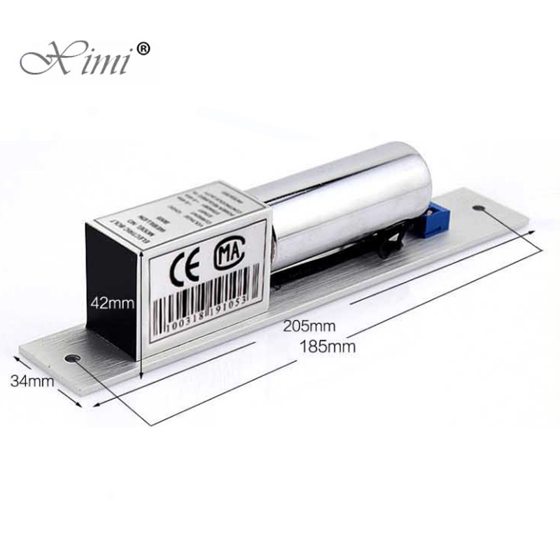 Good Quality Electric Bolt Lock For Access Control System Optional Low Temperature, Feedback and Timer