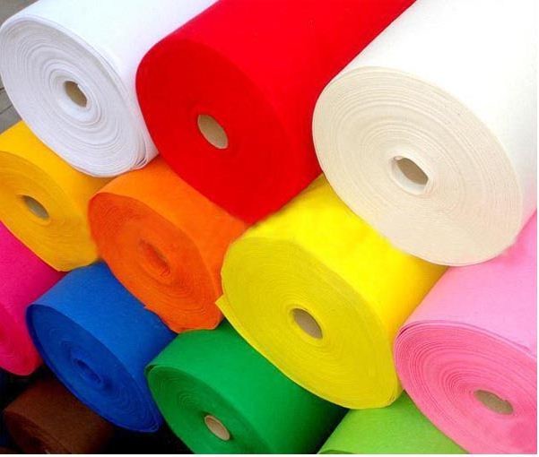 various color wool pressed nonwoven felt,customized thickness felt wool fabric