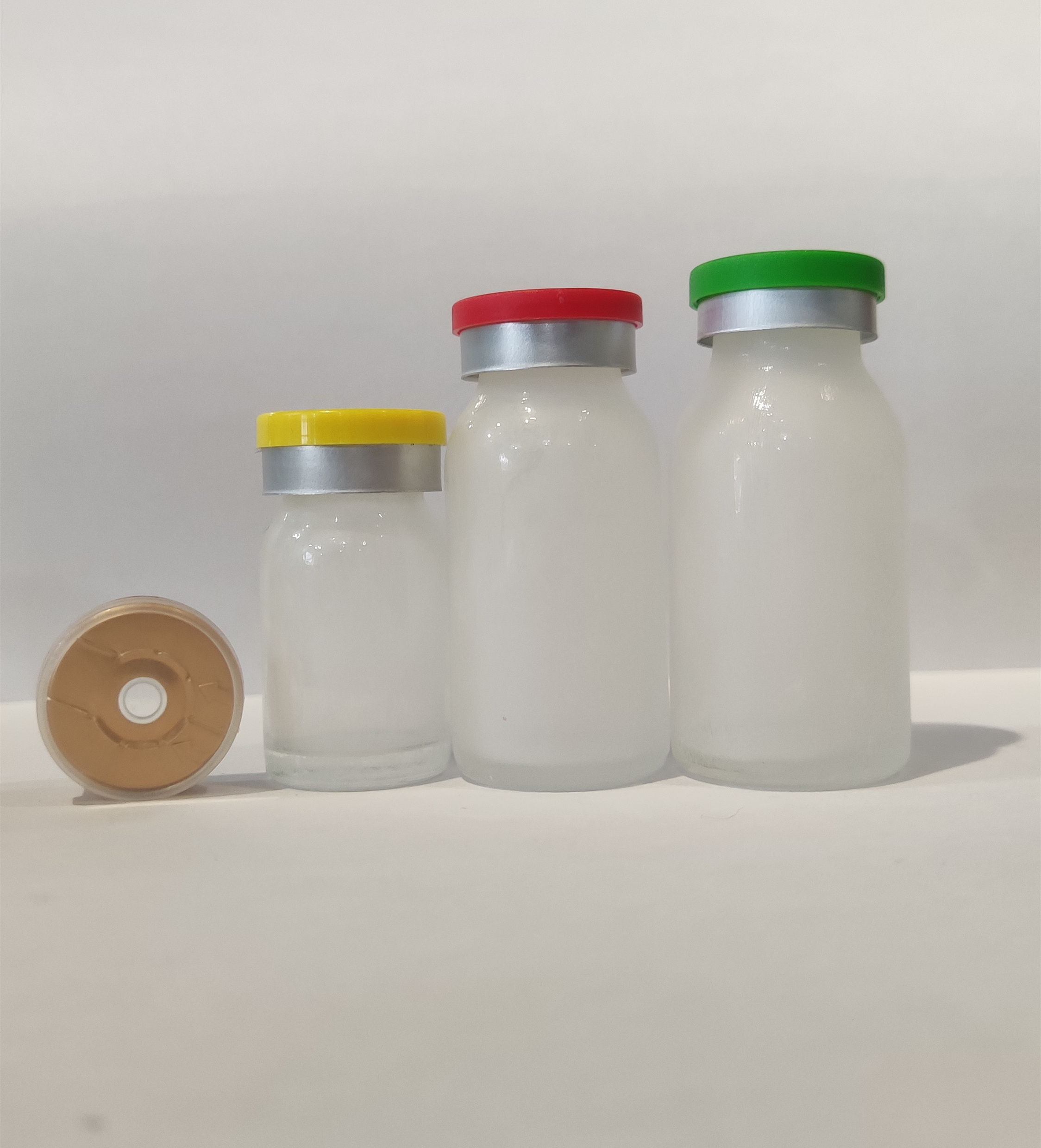 5ml Vulcanized Molded Glass Vial Hot Stamping Glass Reagent Bottles