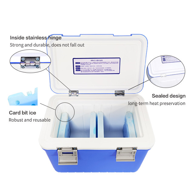 Cold Chain Storage And Transporation Medical Cooler Box with PU Foam Insulation Type