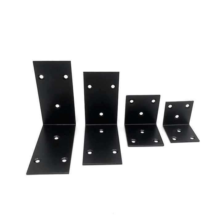 Stainless Steel Galvanized Steel Table Custom Metal Bracket Right Angle Corner Brackets