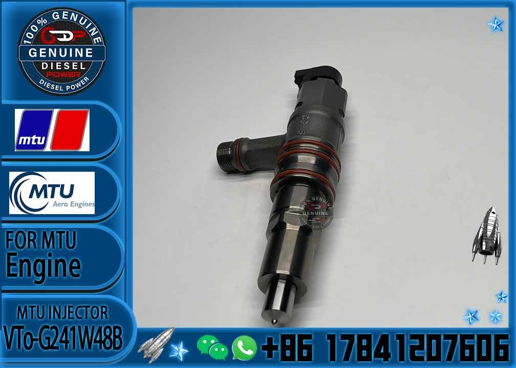 MTU4000.01 Common Rail Diesel Injector RX52407500053 RX52407500043 VTO-G463BD VTO-G241W48B