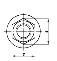 Prevailing Torque Type Flange All Metal Lock Nut Din 6927 Iso 7044 M5 Class 8 Dacromet