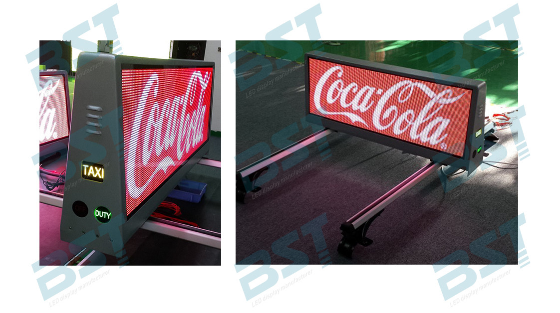 Waterproof P2.5 Taxi LED Display Advertising Video Program 3G/4G/WIFI/SB