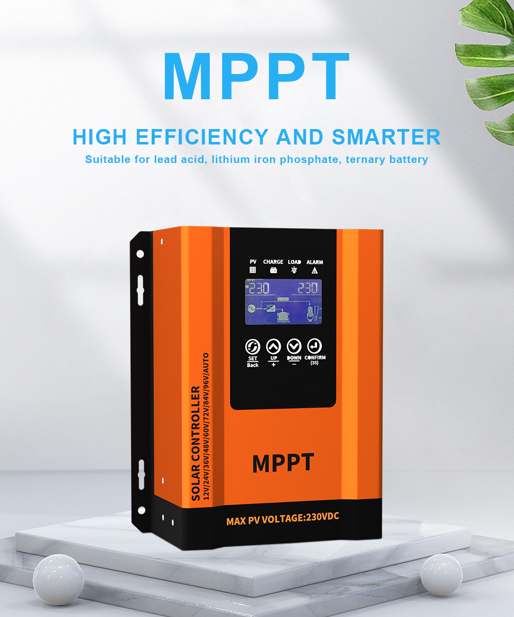 60A 12V 24V 36V 48V 60V 72V 84V 96V MPPT Solar Charge Battery Charger Controller with IP 21 Protection Level
