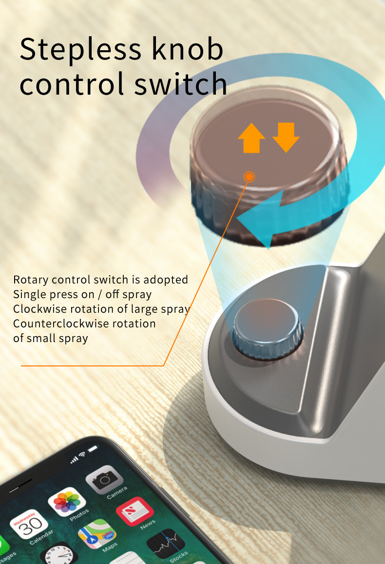 10W Wireless Charger Phone Holder Cool Mist Air USB Ultrasonic Humidifier