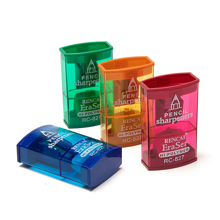 Single Hole Pencil Sharpener With Eraser