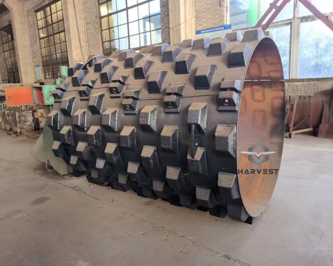 23 Ton Hydraulic Single Drum Roller Roller LTS723H With Detachable Sheep Foot