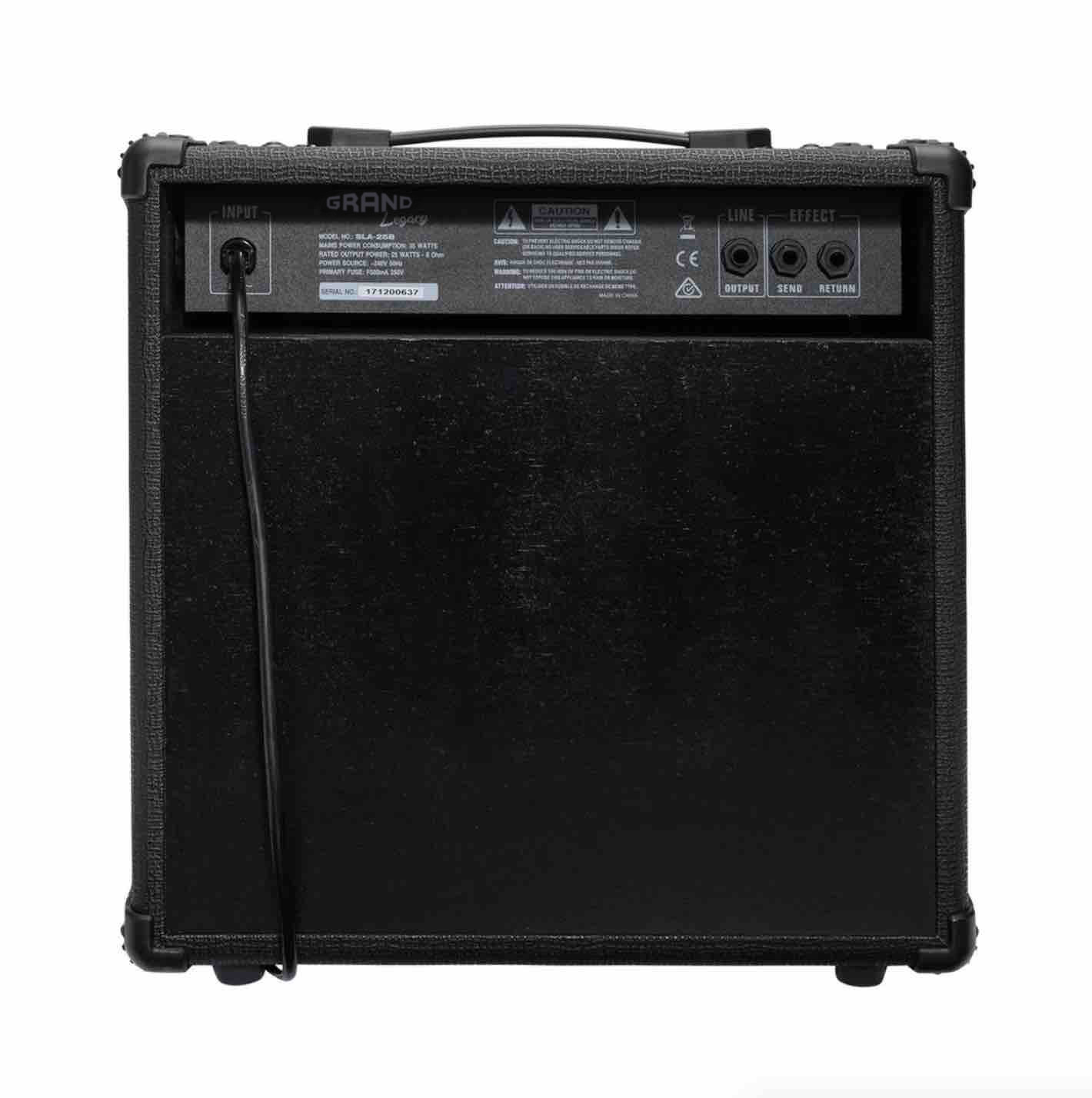 Grand 25W Solid State Bass Amplifier Combo in Black (BA-25)