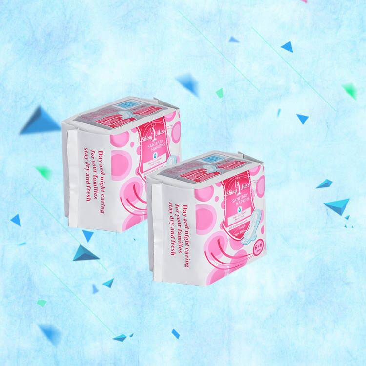 Disposable feminine pads cotton menstrual sanitary pads for women those days cheap sanitary napkin