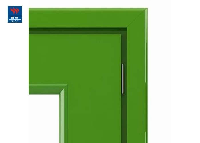 60 Min Hospital Fire Rated Laminated Glass Wood Door With Frame