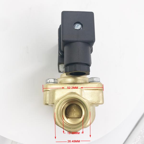 321H35 Parker Pneumatic Solenoid Valve 2 Way 24VDC Brass Normally Closed 1/2" General Purpose