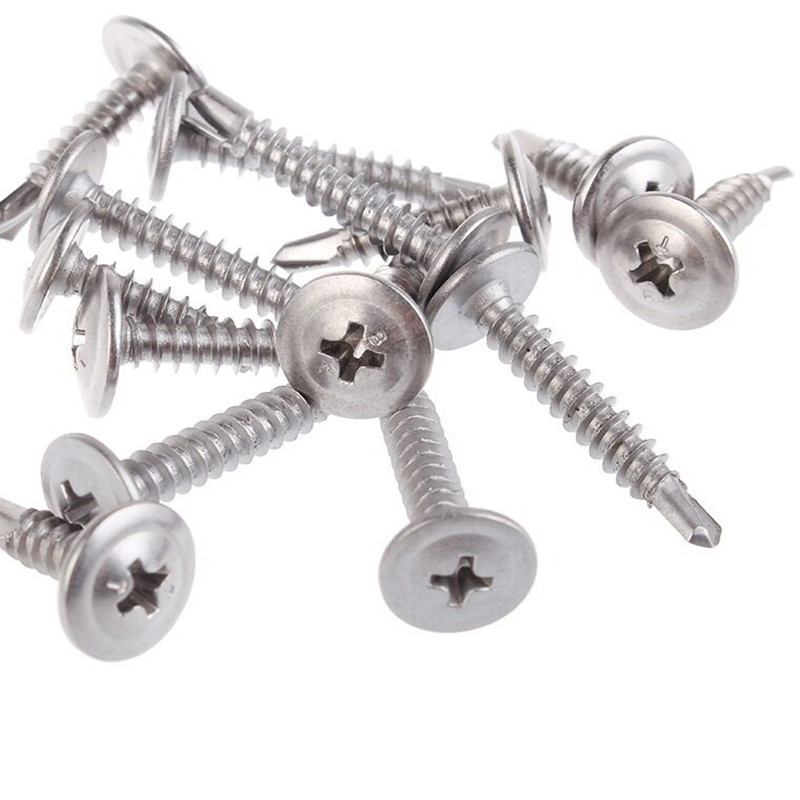 SS 410 Self Drilling Sheet Metal Screws M4.2 x 25mm Modified Truss Head Screws