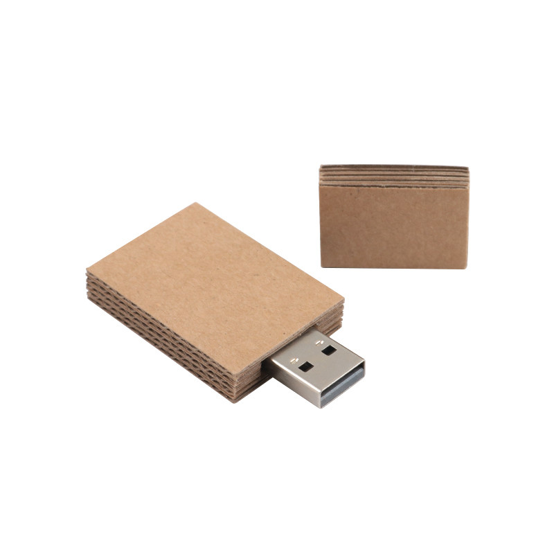 Rectangular Paper USB Flash Drive Eco-Friendly Material USB 2.0 And USB 3.0