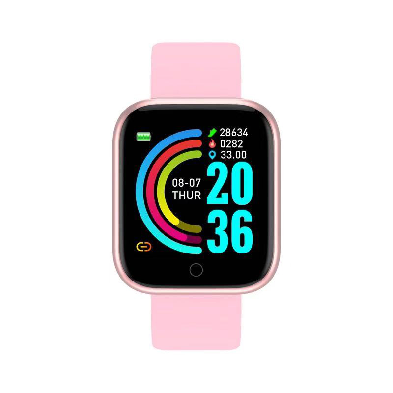 Sports Fitness Tracker Smartwatch Calorie Counter 1.3 inch 90mAh waterproof