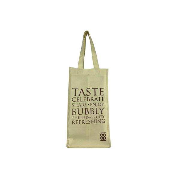 Wine Vinegar Four Bottle Non Woven Tote Bags Recycled Grocery Tote Bags