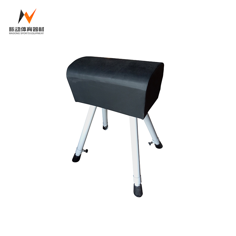 Customized Logo Yellow Horse-Shaped Gymnastic Vaulting Table for Competition or Training