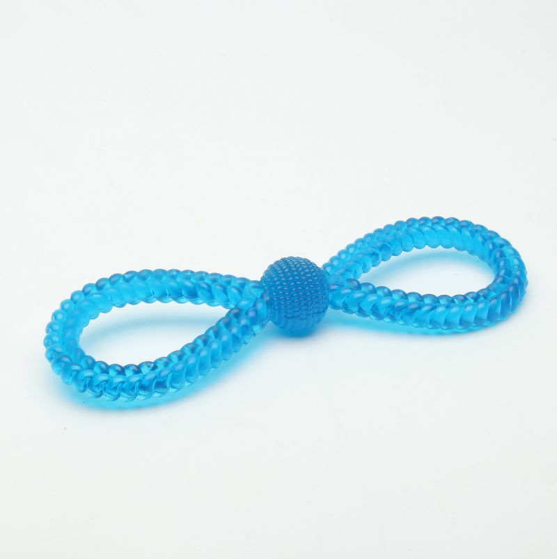 Conmmercial Fun TPR Dog Toy Indestructable Strong Dog Tug Teething Toys