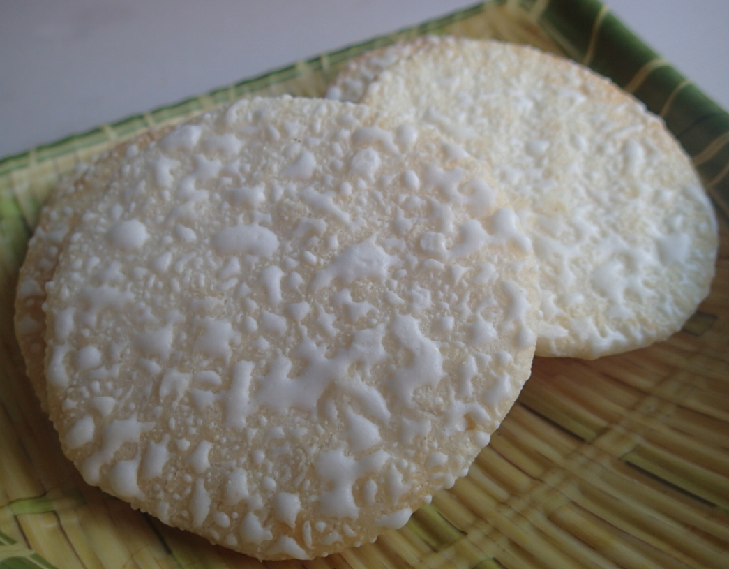 Edible Salt Rice Crispy Cheese Crackers Fairy Shell Crisp Butter Biscuits