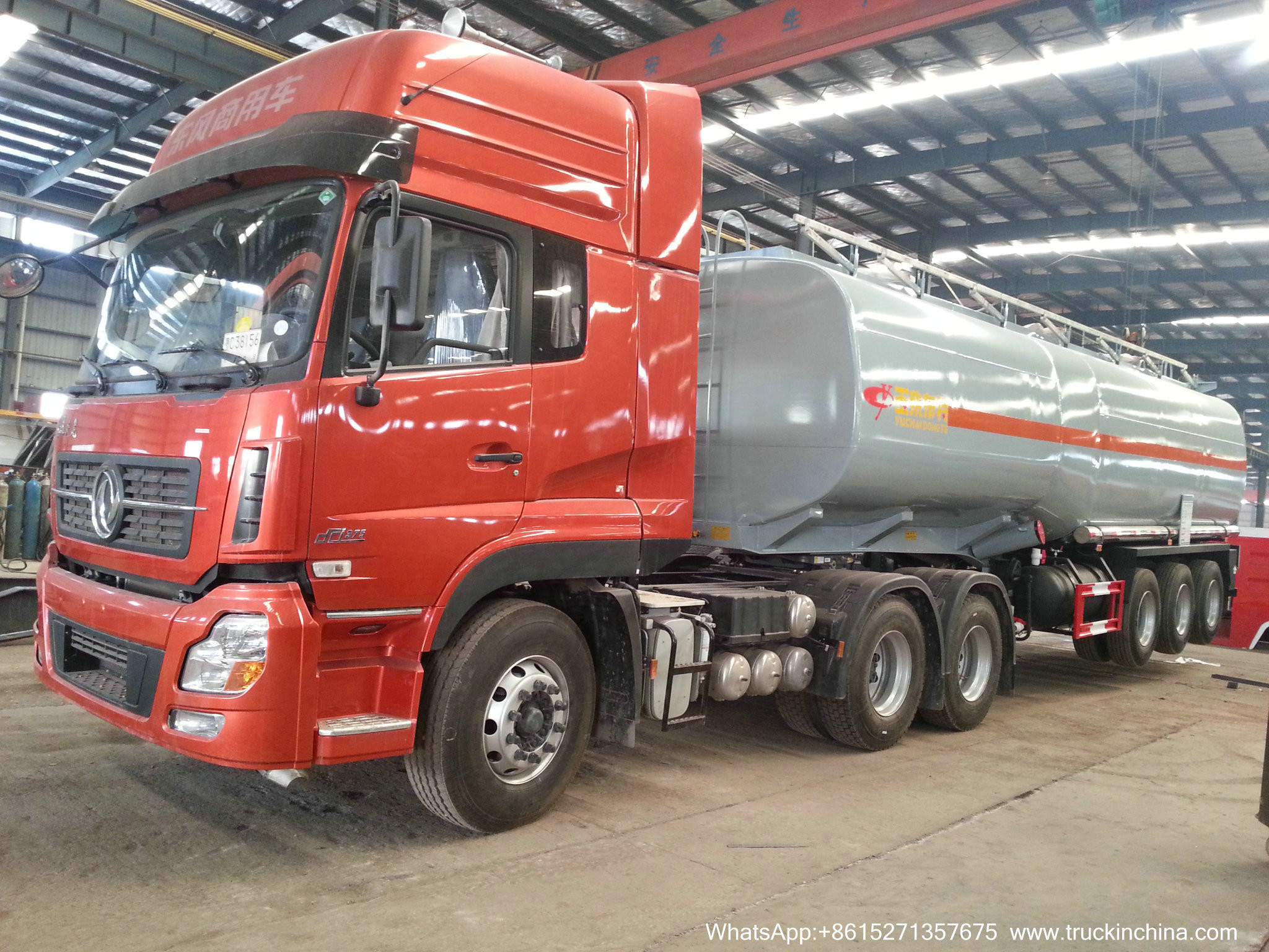 Oil Tank Full Trailer (Customizing 2-3-4 Axles Dolly Tanker 10CBM -30 For Palm Oil Crude Fuel / Petrol Oil Delivery