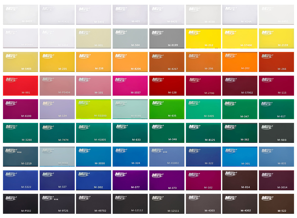 Clear Color 3mm Perspex Sheet High Gloss Acrylic Pmma Sheet
