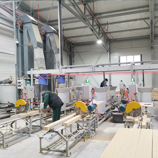 European Compressed Wood Pallet Block Machine For Euro Pallet