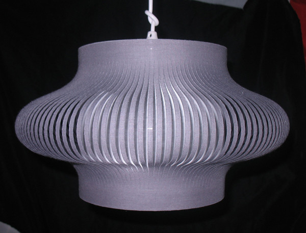 7 Layer TC Cut Strip Easy Fit Pendant Shade With Cutouts Customized