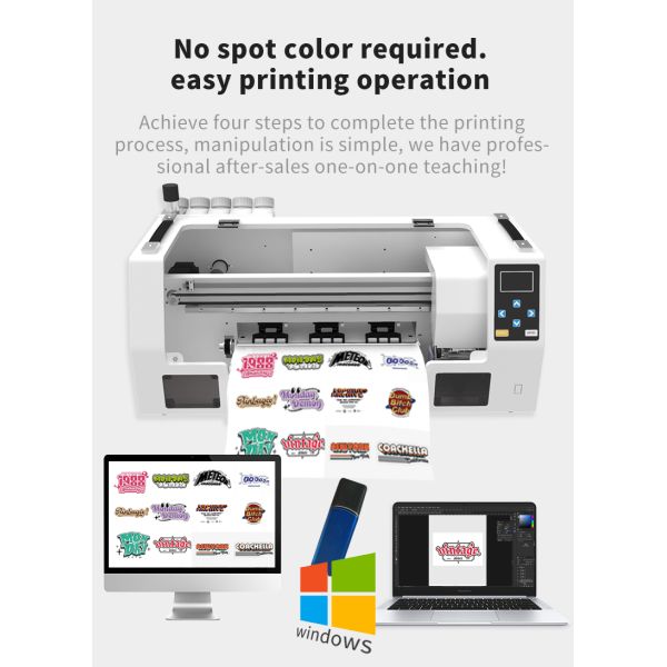 KECAI DTF Printer printing sample