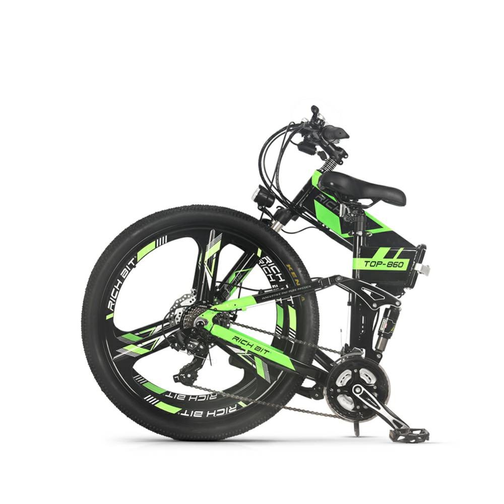 EU STOCK Youth Full Suspension Ebike Rich Bit Top 860 Electric Bike 26 Inch 36v 250w 12.8Ah