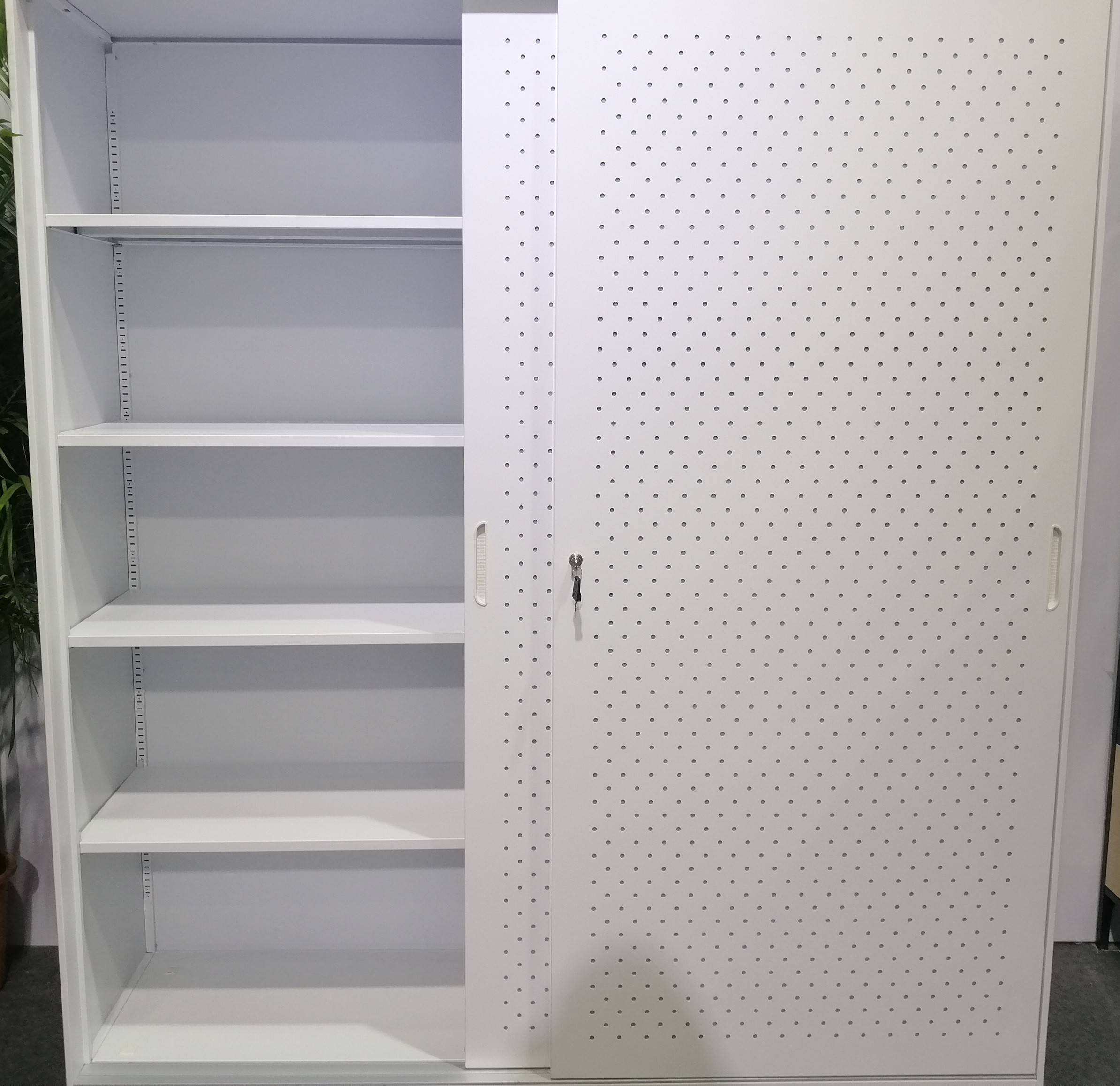 12mm Slim Edge Sliding Door Steel Office File Cabinet NON Knocked Down