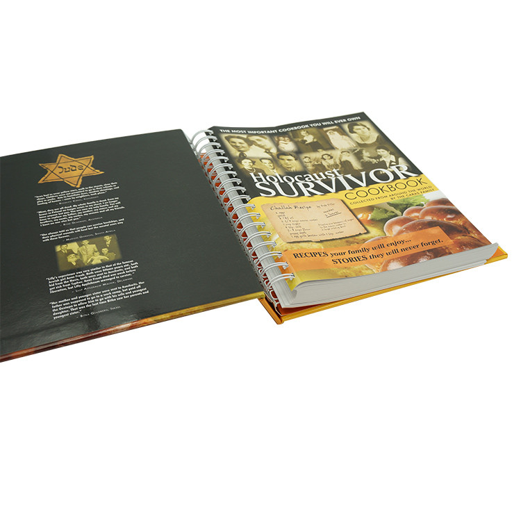 Hardcover Conceal Metal Spiral Bound Book Printing 210mmxH297mm