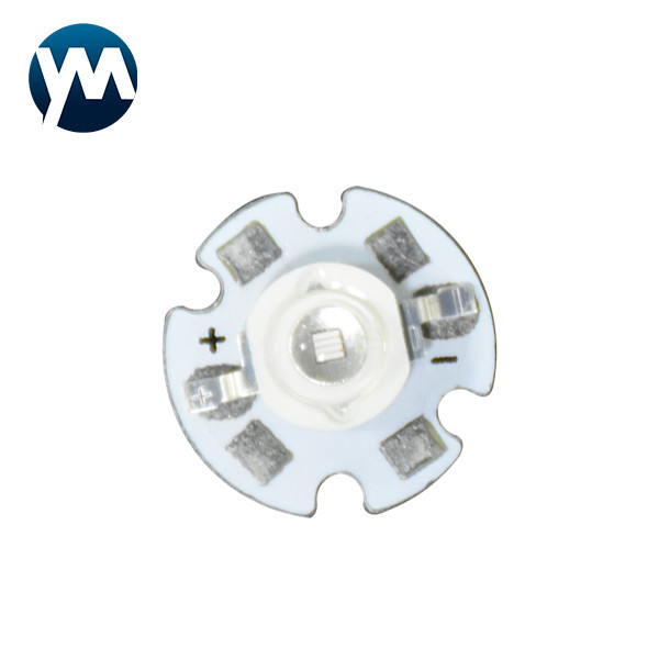 UV LED SMD 3W Imitation Lumen SMD Module High Power UV LED Silicone Lens 365nm 385nm