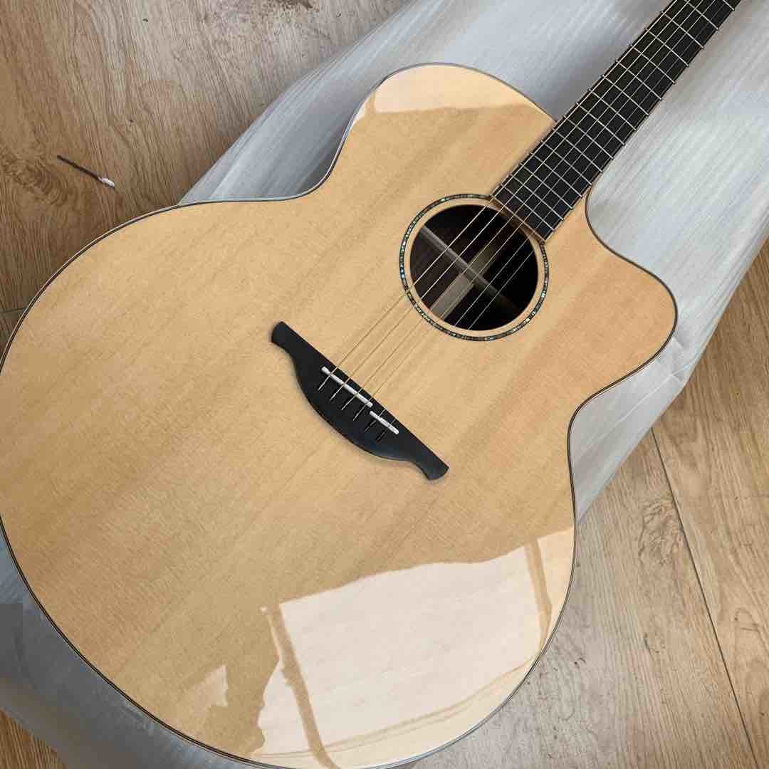 AAAA All Solid Spruce Top Rosewood Back Side F35C Type Acoustic,Abalone inlay,1PCS neck,Solid Spruce top acoustic guitar