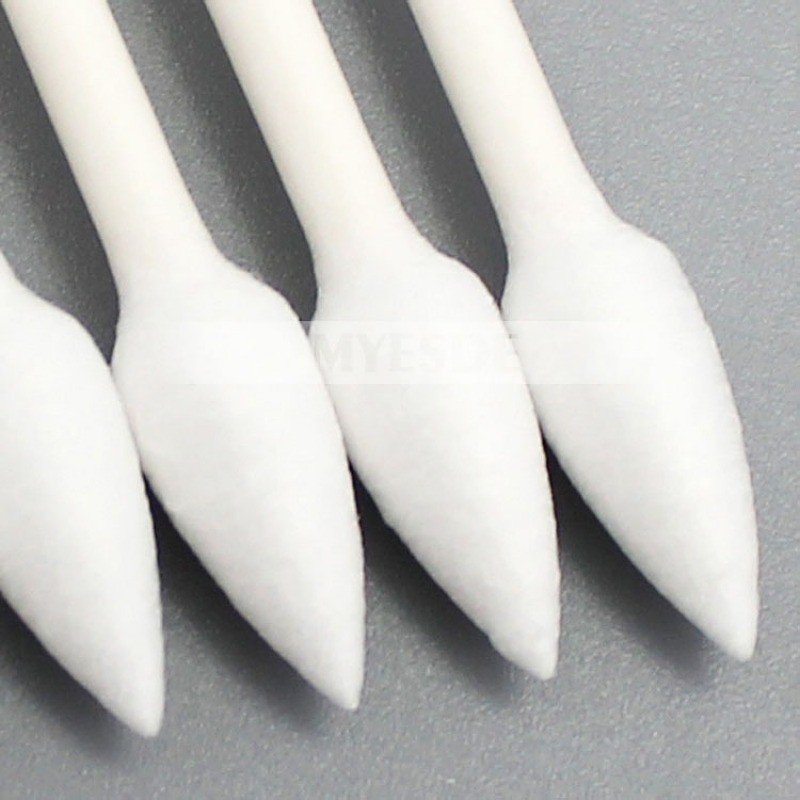 75mm Industrial Cleanroom Swab Lint Free Paper Stick Pointed Cotton Swabs