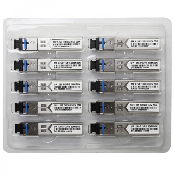 300M 850Nm 10G SFP+ Transceiver , Dual Multimode Fiber Transceiver Sfp-10G-Sr