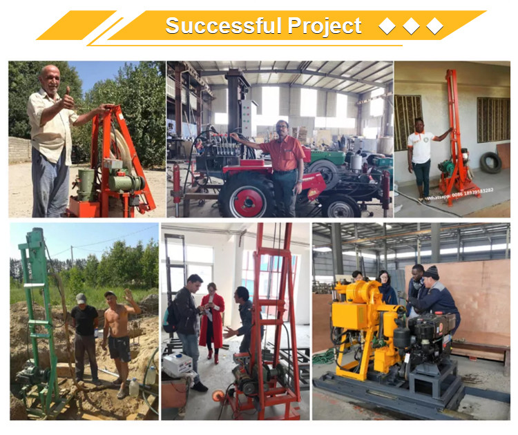 Commercial 200m Deep Water Well Drilling Truck Water Well Service Rig Vehicle Mounted