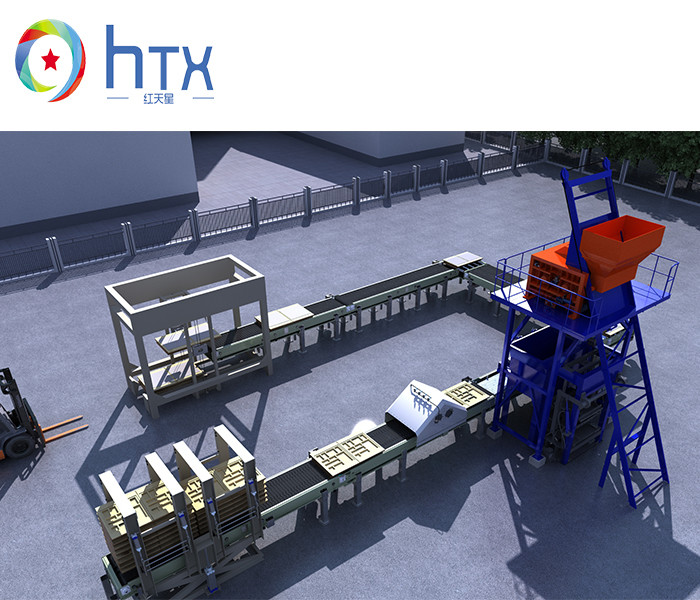 Pallet Block Paver Mold Making Machine Outdoor Floor Tile Production Line