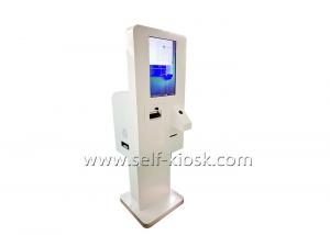 Buy cheap Floor Standing Restaurant Self Service Payment Kiosk With Bill Validator product