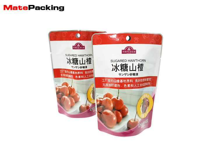 High Temperature Resisting Retort Pouch Bag Stand Up With Tear Notch
