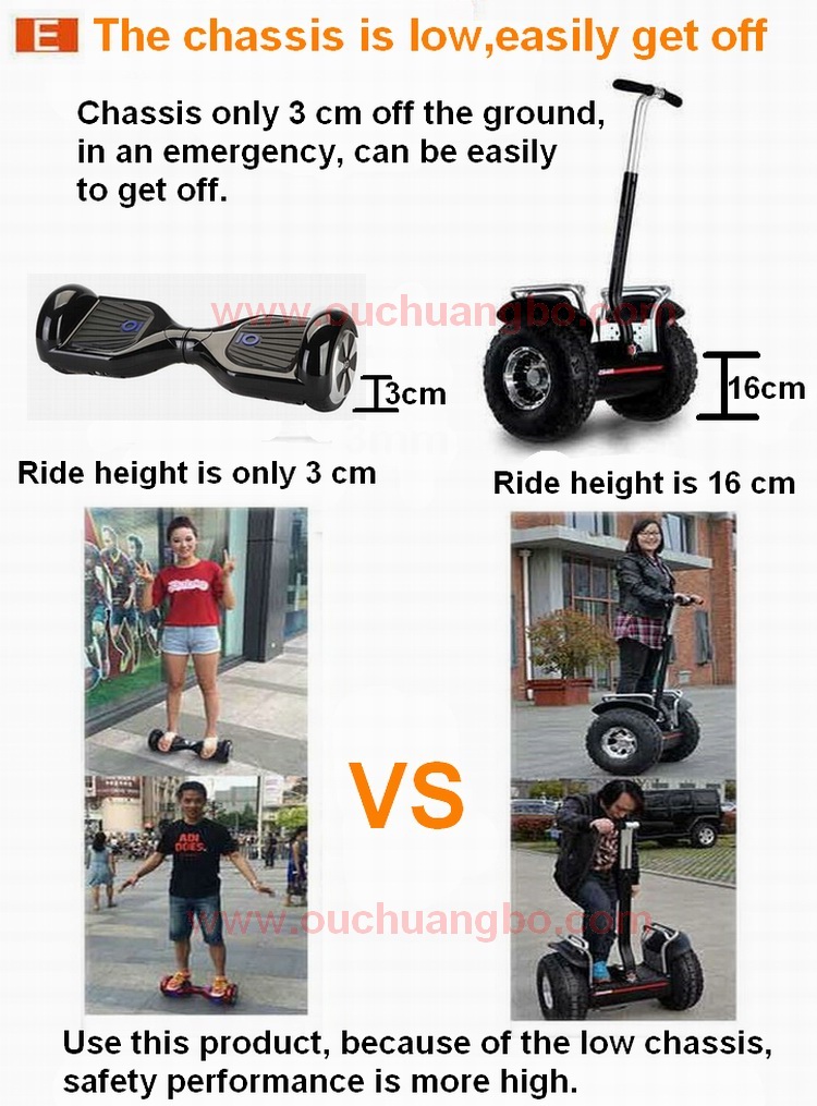 Ouchuangbo Yellow Self-balancing vehicle electric balancing scooter OCB-XX11