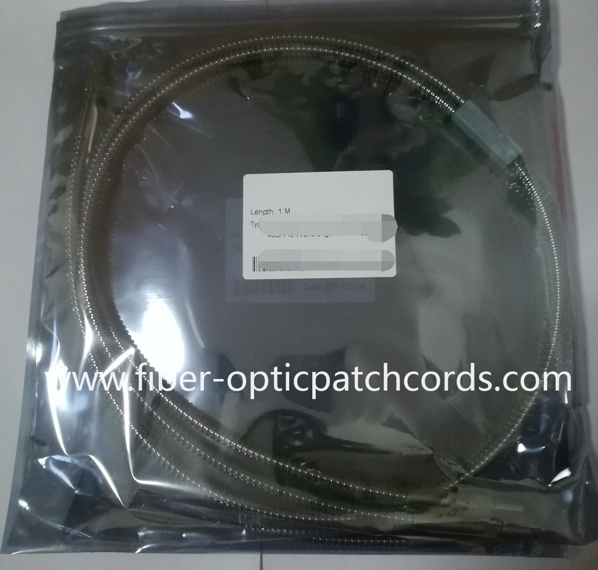 Silica/Energ Armored Fiber Patch Cord Y Cable 1-7 SMA905-SMA905 400µM 200-1100nm ,Spectrometer Optical Fiber