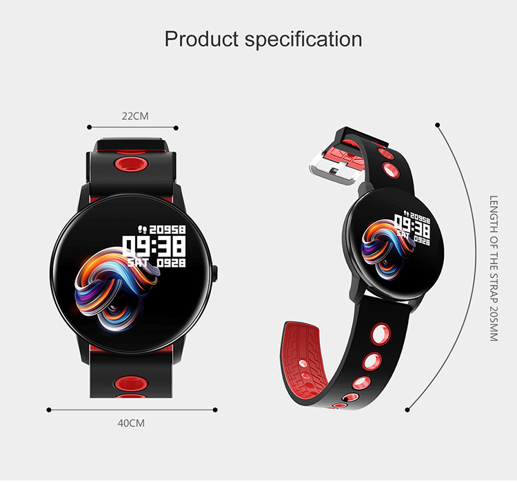 Test Temperature Smart Watch H25 Detection The Equipment For Exercise Band