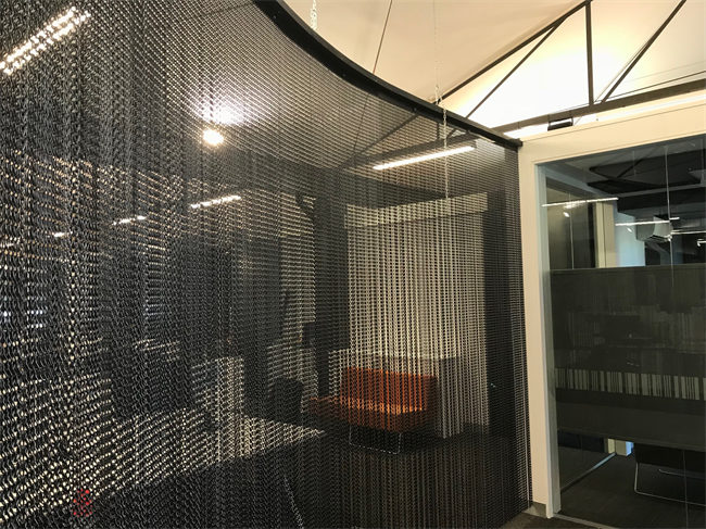 Brass Aluminum Metal Chain Link Curtains Fly Screen 10x22