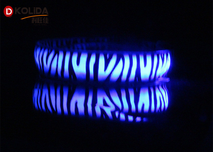 LED Light up Dog Pet Night Safety Collar LED Bright Flashing Adjustable Nylon Collar