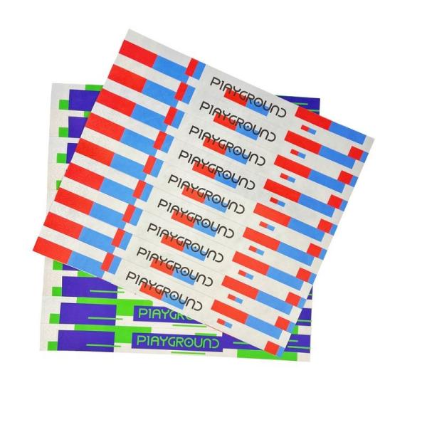 Factory Wholesale Customized Disposable Wristbands Music Festival Tickets