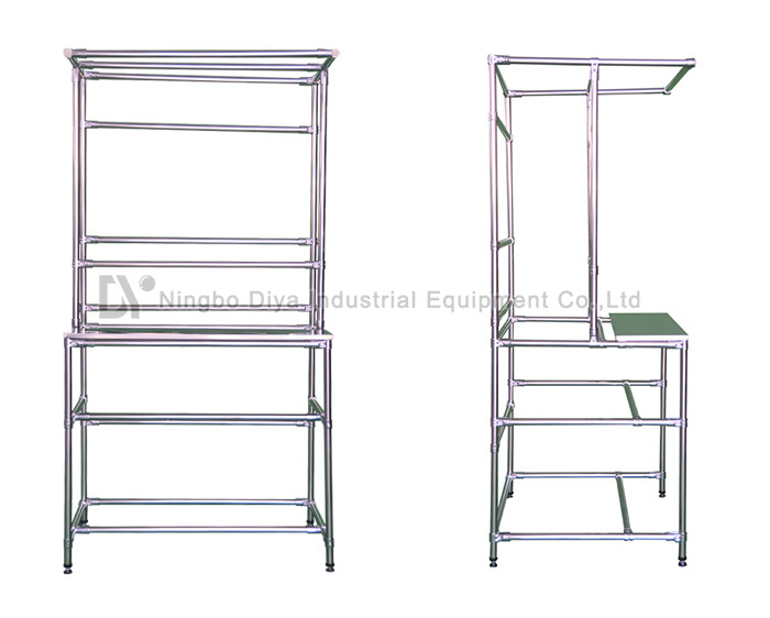 Standard Production Industries Workbench With Lean Pipe / Aluminium Profile