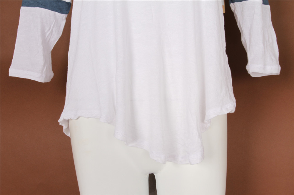 1/2 Sleeve Ladies Raglan Sleeve T Shirts 95% Rayon 5% Spandex