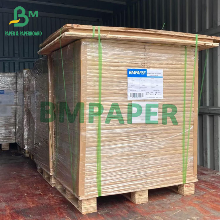 130gsm140gsm 150gsm High Gloss 2 Sides Coaded Art Paper Couche Paper Ream Pack
