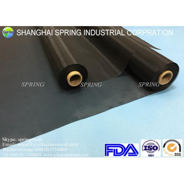Yellow / Black Polyester Filter Mesh 115-365cm Width For Powder Filter